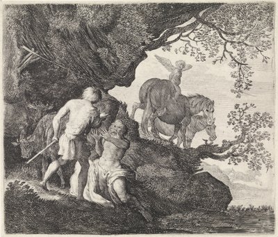 Merkür bestraft Battus by Moyses van Wtenbrouck