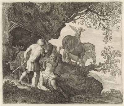 Merkür bestraftı Battus by Moyses van Wtenbrouck