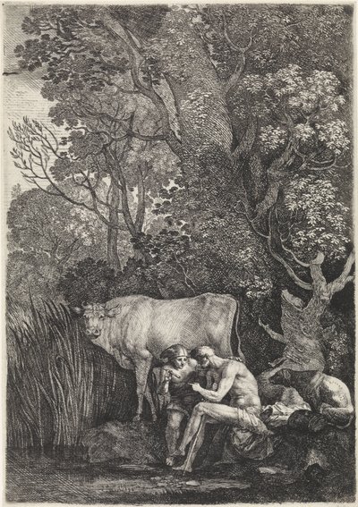 Merkür Argus'u uyur by Moyses van Wtenbrouck