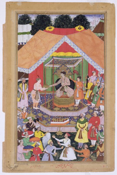 İmparator Ekber (r.1556-1605) üvey kardeşi Azim Khan tarafından Dipalpur, Pencap