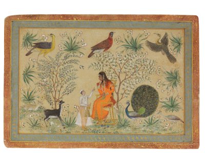 Bahçedeki asil kadın, c.1740 by Mughal School