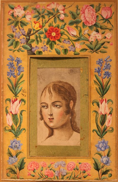 Genç Bir Güzelin Tablosu, İran, 1740