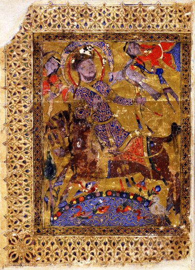 Kitab al-aghani Şarkılar Kitabından İllüstrasyon by Muhammad ibn Abi Talib al Badri