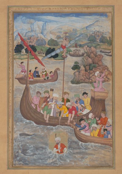 İskender Denize İndirildi, Amir Khusrau
