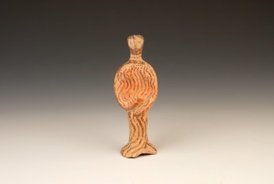 Kadın Figürü, c.1400-1370 M.Ö. pişmiş toprak by Mycenaean