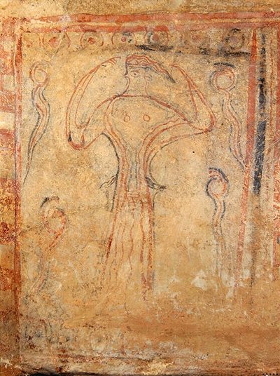 Larnax (seramik) (ayrıca bkz. 288284-288289) by Mycenaean