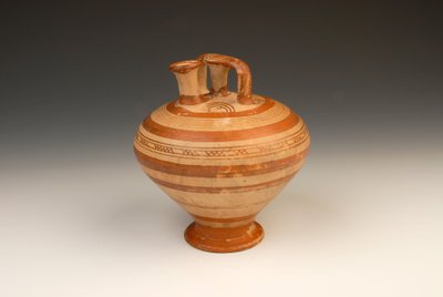 Pot Ewer, MÖ 1300-1200 (pişmiş toprak) by Mycenaean