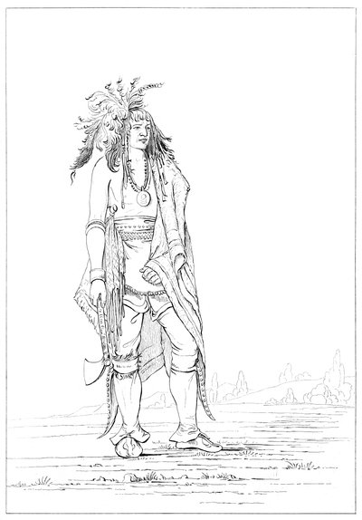 Iroquois cesur, 1841. by Myers and Co