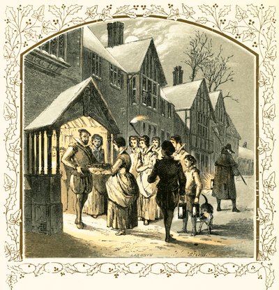 Bir wassail kase için bir şarkı by Myles Birket Foster