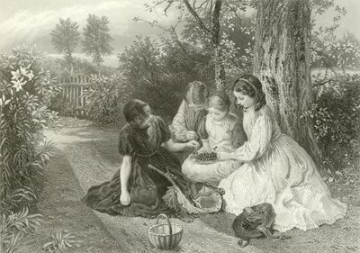 Bir kiraz şöleni by Myles Birket Foster
