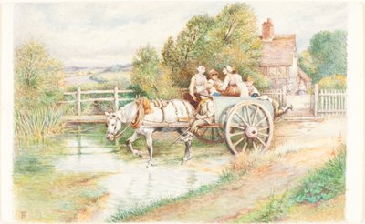 Arabadaki Çocuklar by Myles Birket Foster