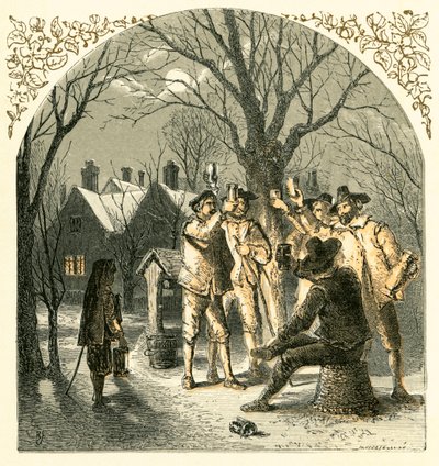 Noel eğlencesi by Myles Birket Foster