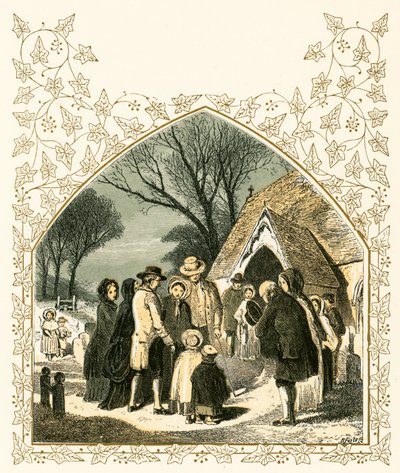 Noel sabahı by Myles Birket Foster