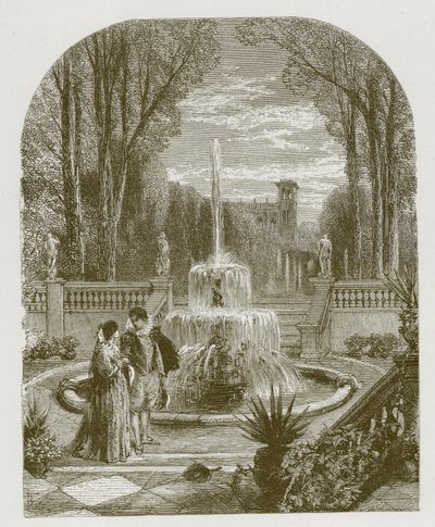 Lord Thomas ve Adil Annet by Myles Birket Foster