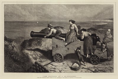32 Pounder'ın Yakalanması by Myles Birket Foster