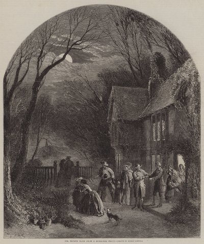 Noel Partisinden Eve Dönüş by Myles Birket Foster