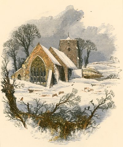 Kış Şabat yürüyüşü by Myles Birket Foster