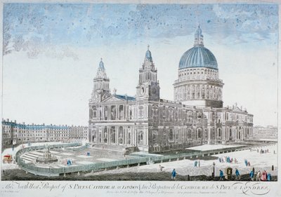 St Paul Katedrali, Londra Şehri, 1755 by NJB de Poilly