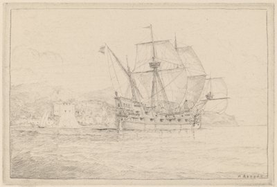 Yelken altında gemi. by N. Artsay
