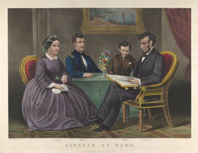 Lincoln Evde, 1867 by Nathaniel Currier