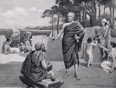 Sürgündeki Thucydides, Hutchinsons Uluslar Tarihinden bir örnek, 1915 by N. Prescott-Davies