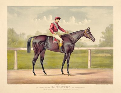 Currier & Ives tarafından Grand Racer Kingston by Currier and Ives