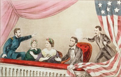 Assassination of Abraham Lincoln  by N. and Ives, J.M. Currier