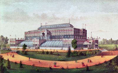 Bahçıvanlık Salonu, Büyük Amerika Birleşik Devletleri Yüzüncü Yıl Sergisi 1876 by N. and Ives, J.M. Currier