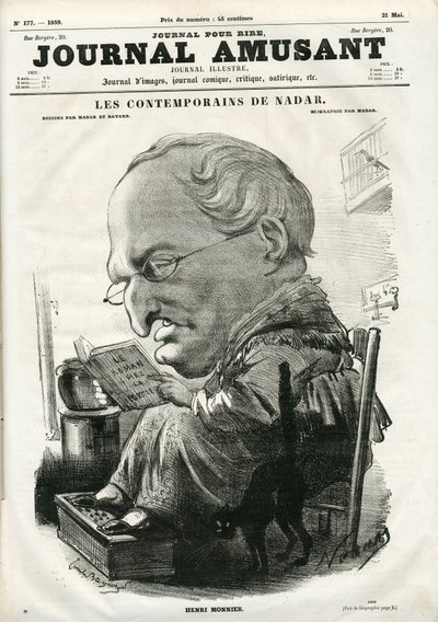 “Le Journal Amusant” kapağı, 05 Mayıs 1859 (gravür) by Nadar