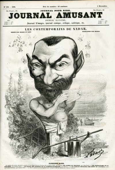 “” Eğlence Günlüğü”nün Kapağı by Nadar