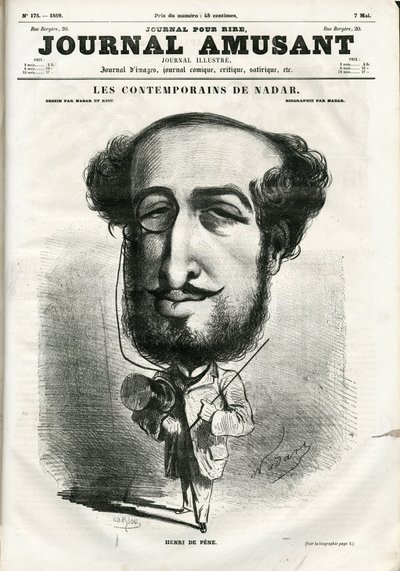 “” Eğlence Günlüğü”nün Kapağı by Nadar
