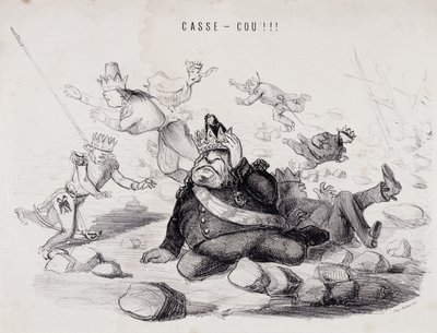 Dareneck!!! (Boyun kırılması). “La Caricature” gazetesini yayınlayan Paris