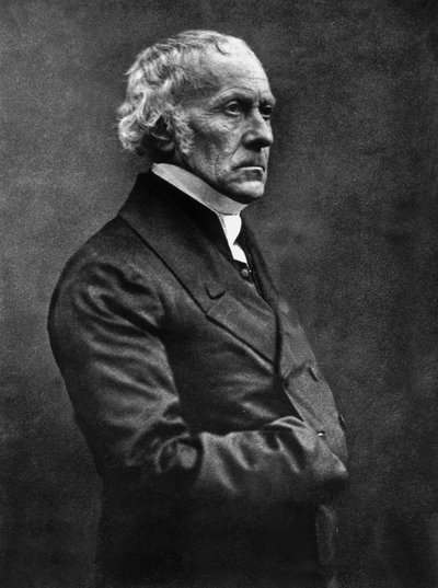 Francois Guizot (1787-1874) Fransız tarihçi ve politikacı, resim Nadar, Nisan 1850 by Nadar