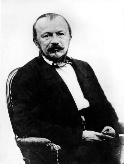 Gerard de Nerval (1808-1855) Fransız romancı, Disderi Albümünden çekilmiş bir resim (n.16 sayfa 9) by Nadar