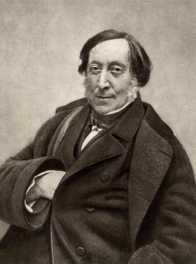Gioachino (Antonio) Rossini (1792-1868) by Nadar