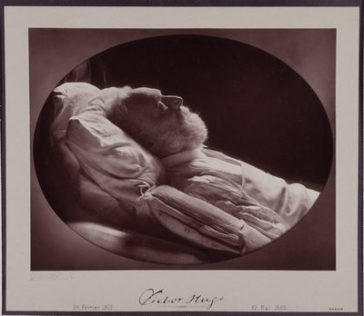 Victor Hugo ölüm döşeğinde, 22 Mayıs by Nadar