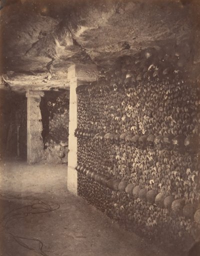 Yeraltı mezarları, Paris, Nisan 1862. by Nadar