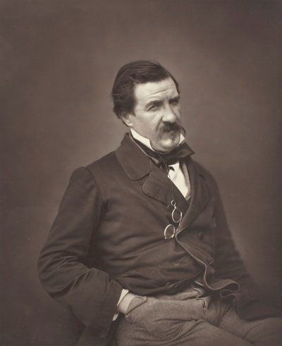 Champfleury doğumlu Jules François Felix Fleury-Husson, Fransız eleştirmen ve romancı, 1821-1889, c.1855 by Nadar