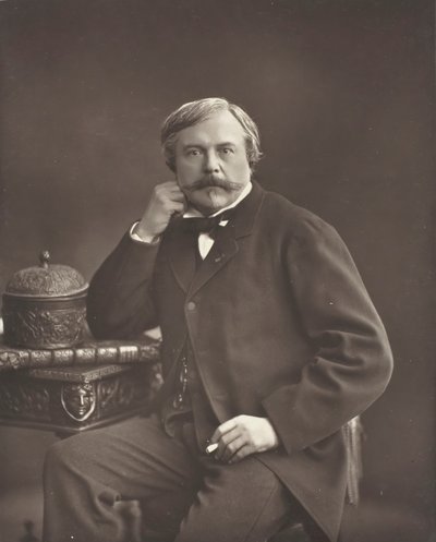 Edmond de Goncourt Fransız yazar ve eleştirmen, 1822-1896, c. 185376. by Nadar