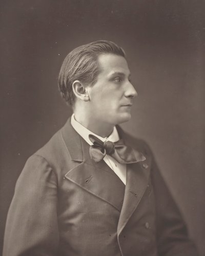 François Coppée Fransız şair ve romancı, 1842-1908, c. 1876. by Nadar