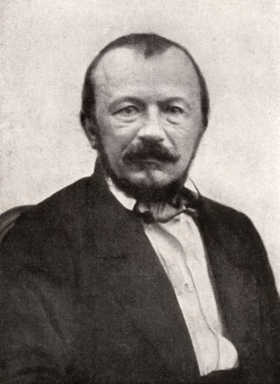 Gerard de Nerval, Fransız şair, 19. yüzyılın ortalarında. by Nadar