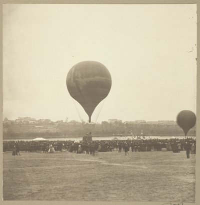 Dev, Champ de Mars, 1863 by Nadar