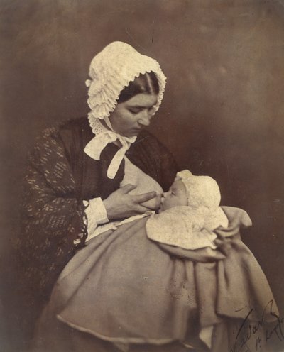 [Paul Nadar Süt Hemşiresinin Göğsünde], 1856. by Nadar