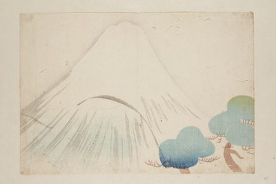 Fuji (renkli tahta baskı) by Nakamura Hochu