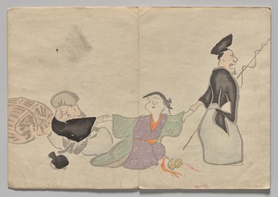 Kōrin Resimli Kitaptan Sahne (Cilt 1) by Nakamura Hochu