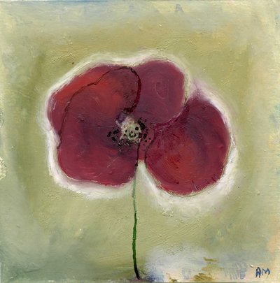 Günlüğümde haşhaş, 2013 (yağlar) by Nancy Moniz Charalambous