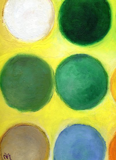 Mutlu Noktalar 2, 2014, by Nancy Moniz Charalambous