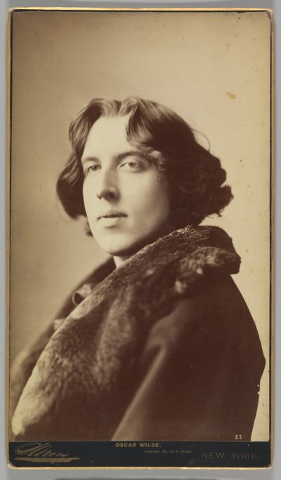 Oscar Wilde, 1882 (albüm gümüş baskı) by Napoleon Sarony