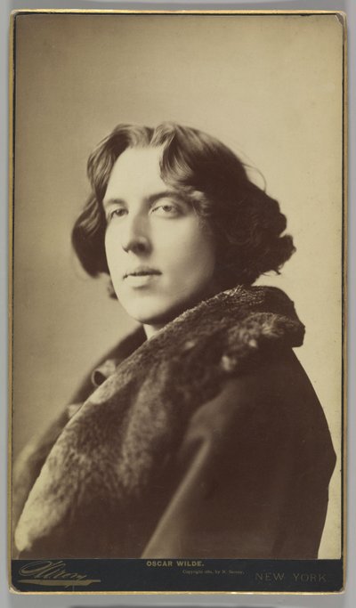 Oscar Wilde, 1822 dolayları (sepya fotoğrafı) by Napoleon Sarony