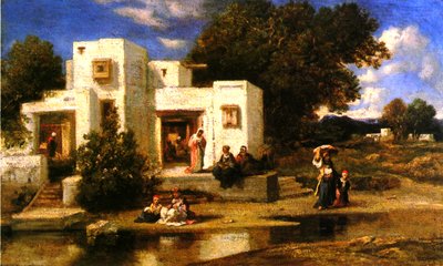 Bir Türk Evi by Narcisse Virgile Diaz de la Peña